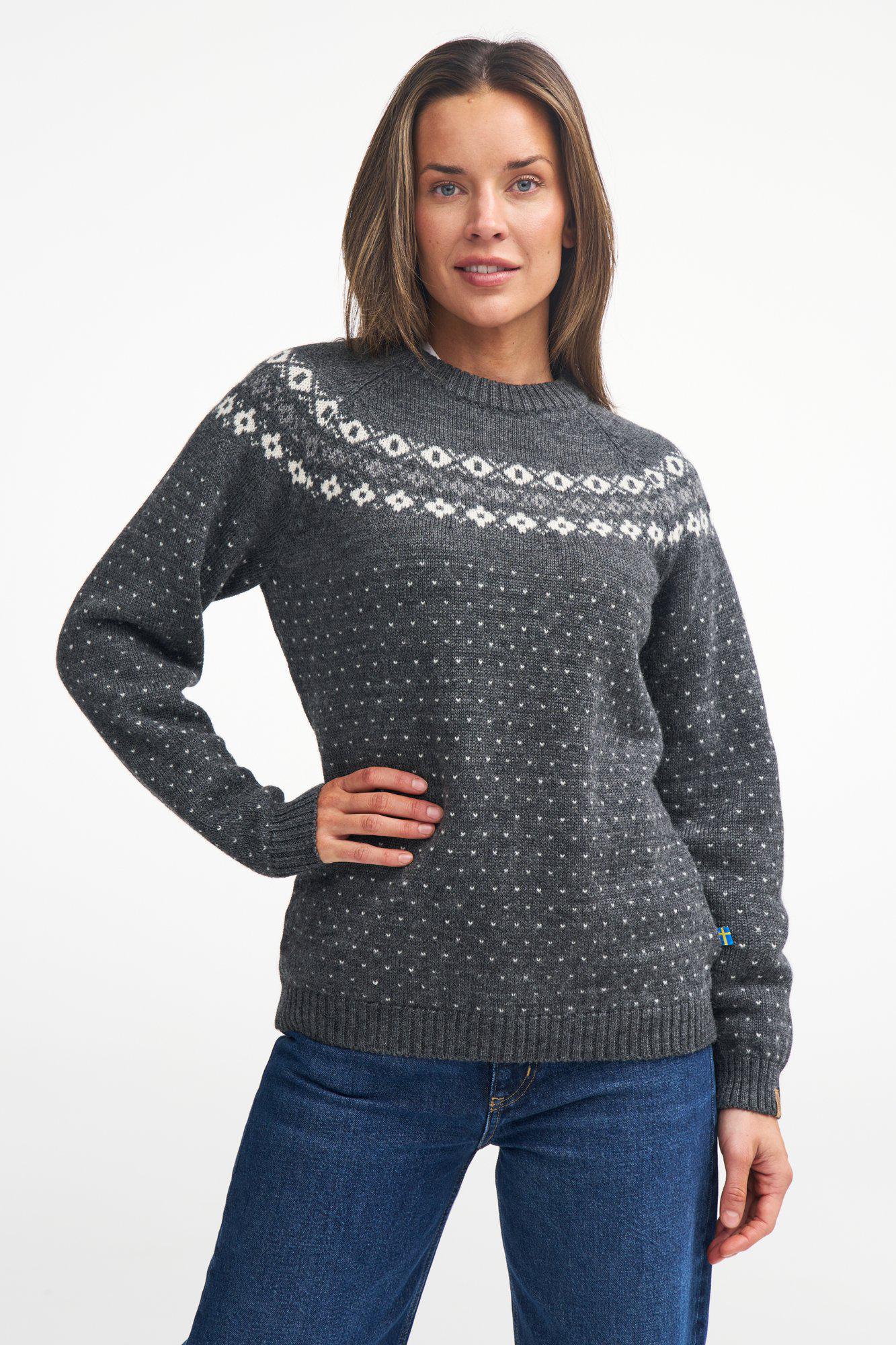 SIRE Crewneck, 100 % Lammwolle — Tiefrot