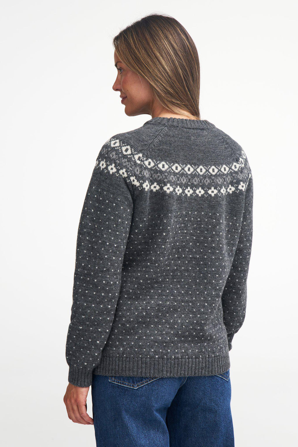 SIRE Crewneck, 100 % Lammwolle — Tiefrot