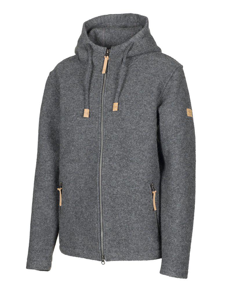 GY MURUM, 100 % FALTIGE WOLLE — GRAU