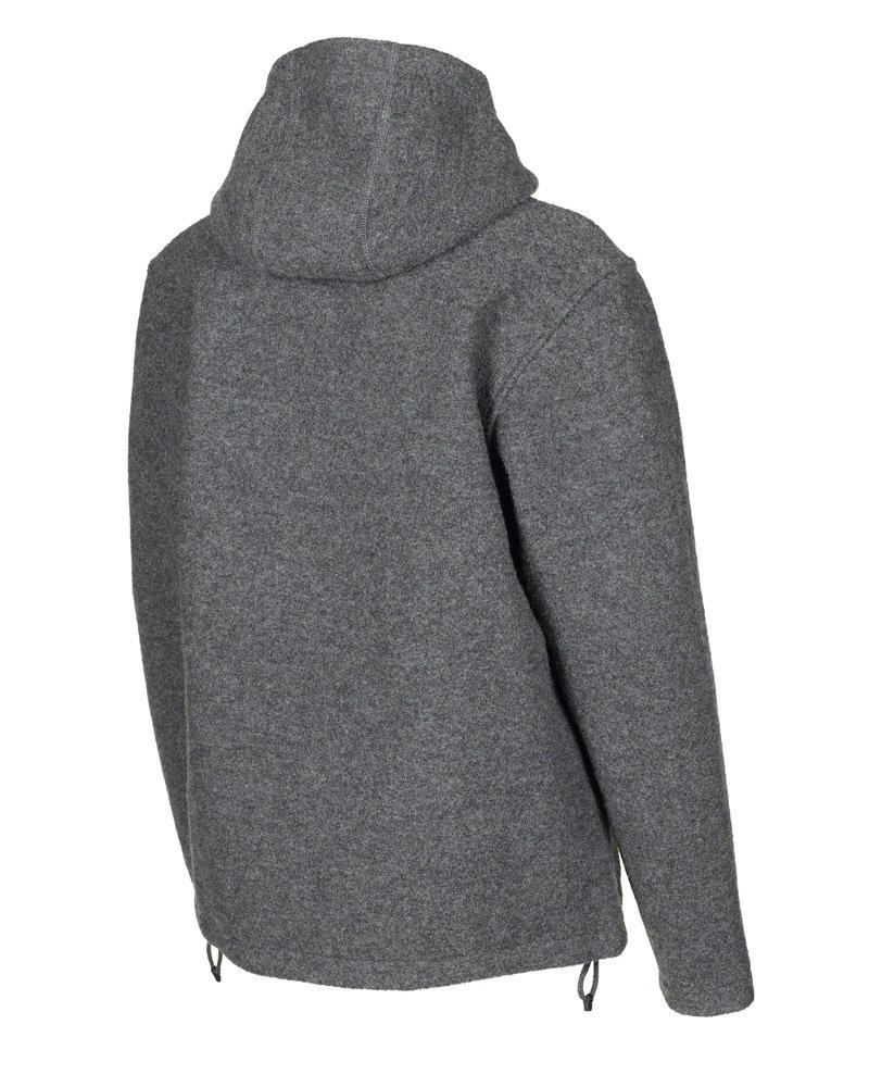 GY MURUM, 100 % FALTIGE WOLLE — GRAU