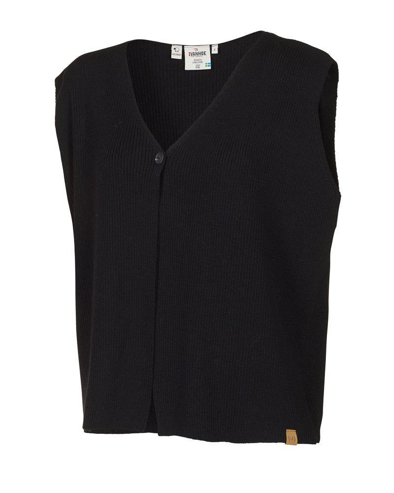 GY RYDA Poncho-Weste — Schwarz