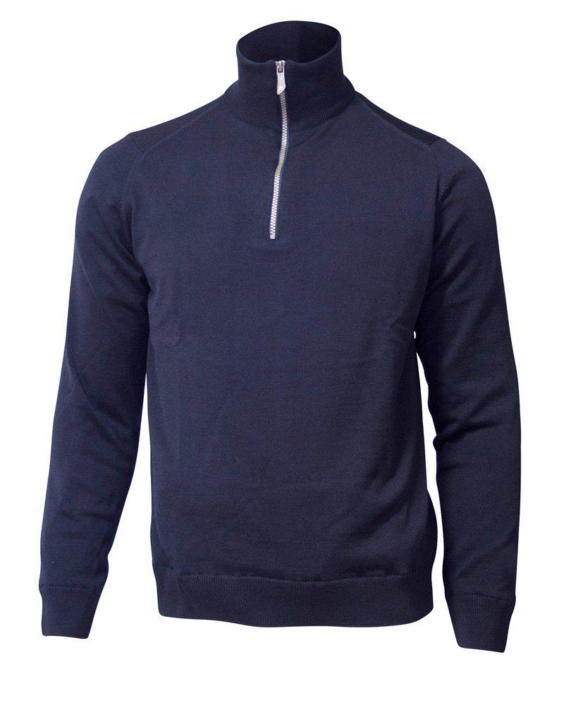 WILFRED Windbreaker, 100% extra feine Merinowolle — Marineblau