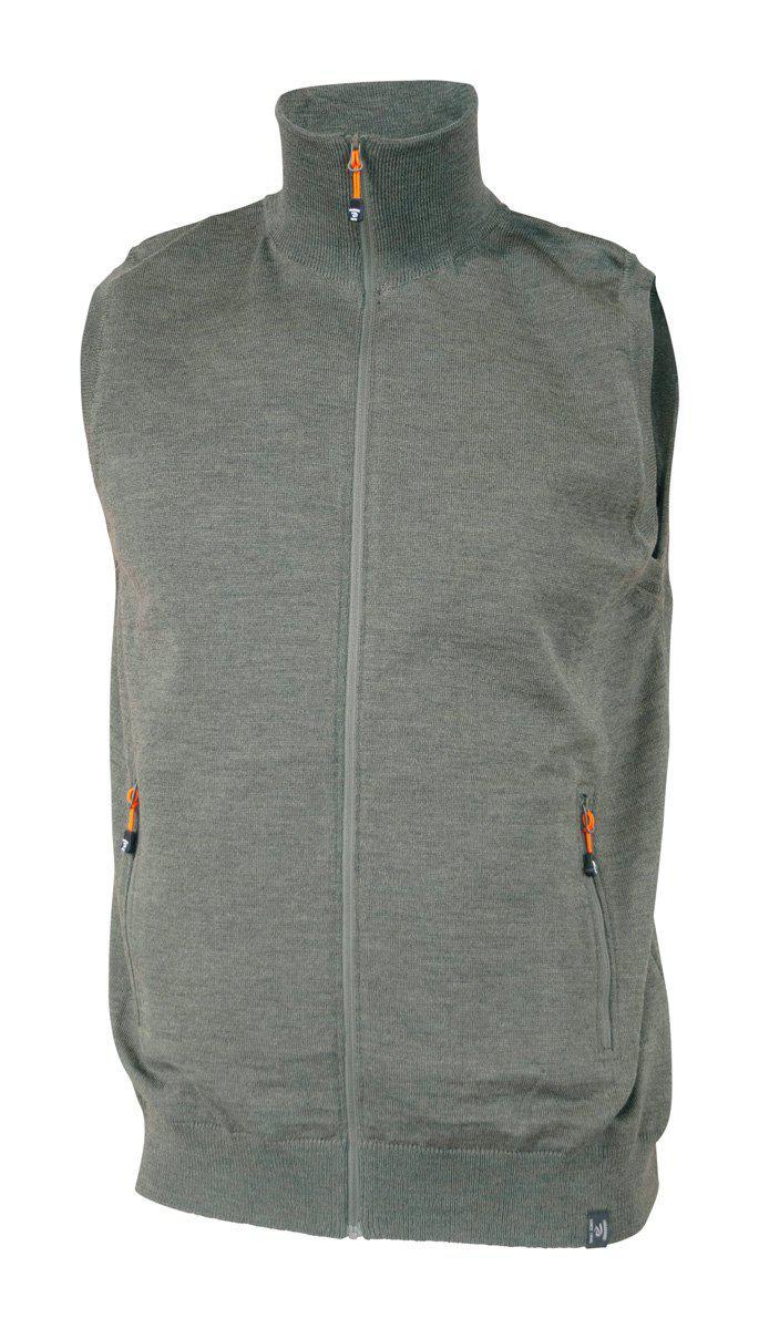 YORK Weste Windbreaker, 100 % Extra Feine Merinowolle — Leichter Loden