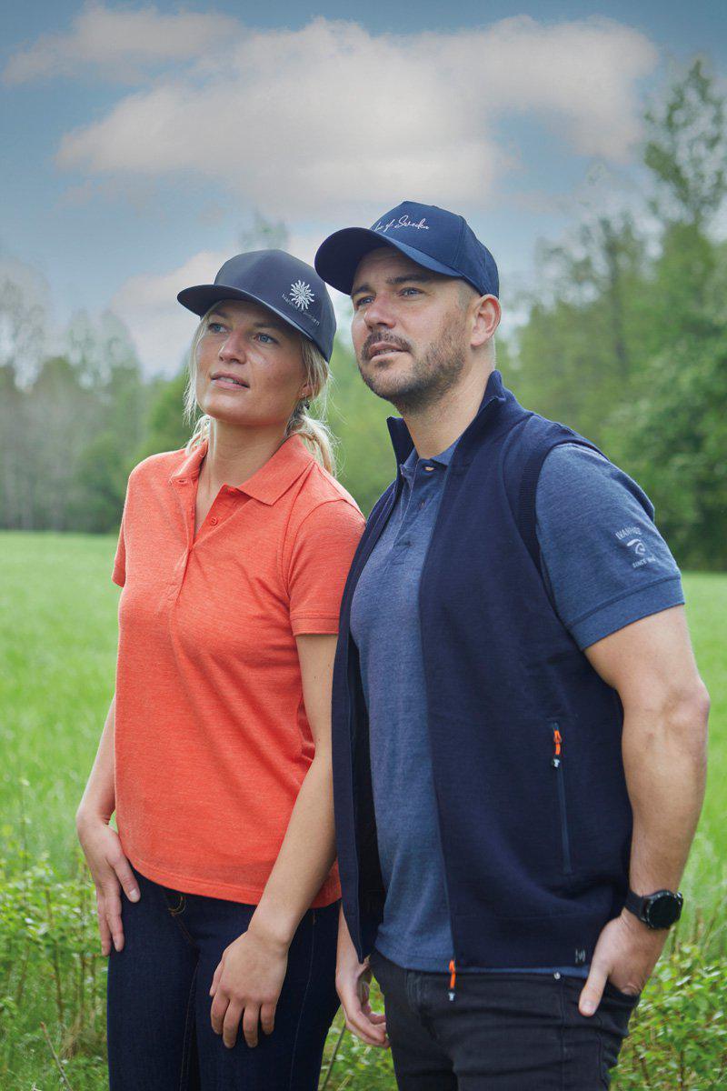 YORK Weste Windbreaker , 100% Extra Feine Merinowolle — Navy