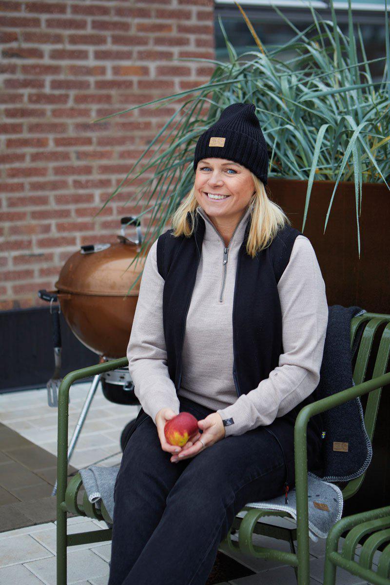 YORK Weste Windbreaker , 100% Extra Feine Merinowolle — Navy