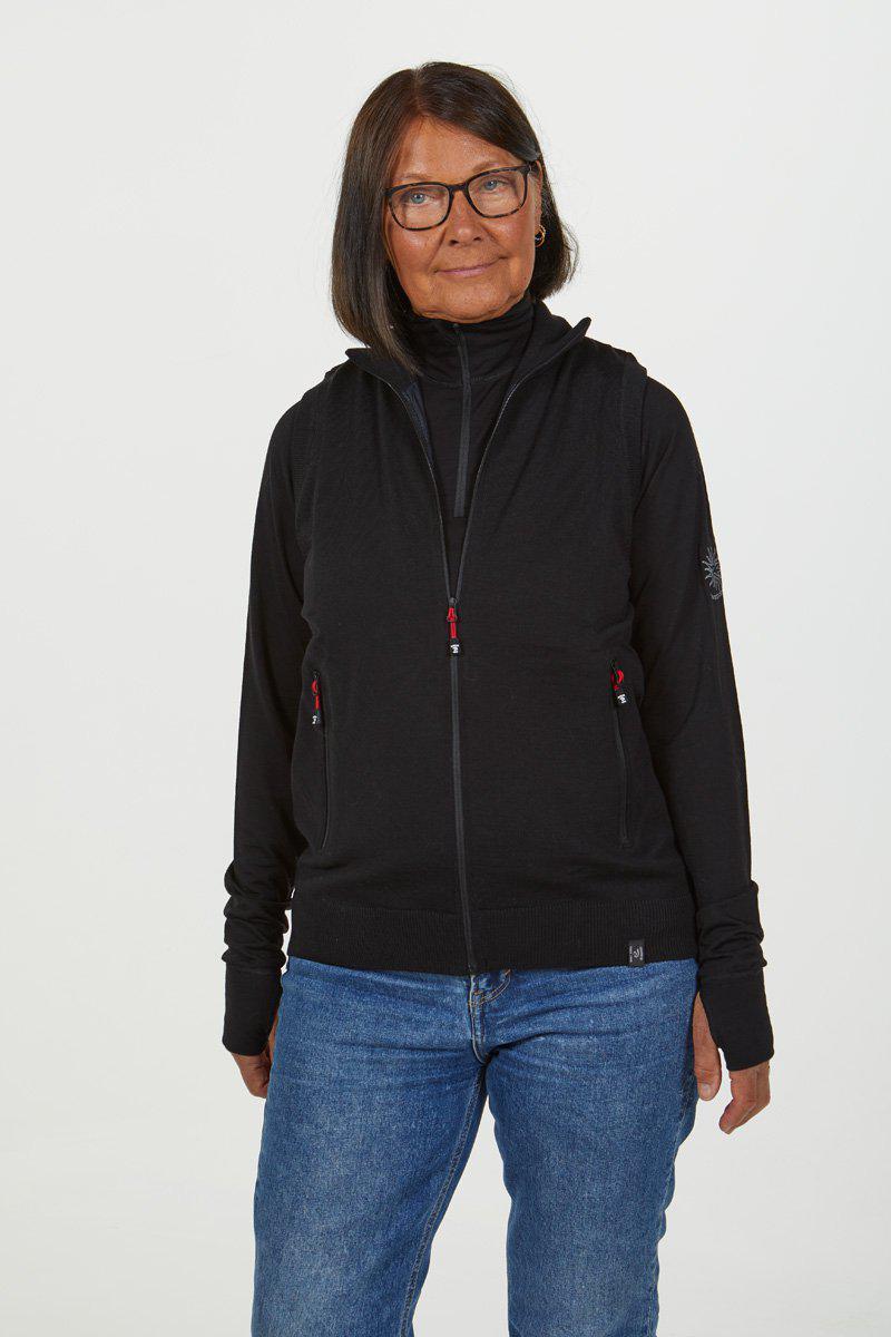 YORK Weste Windbreaker , 100% Extra Feine Merinowolle — Navy